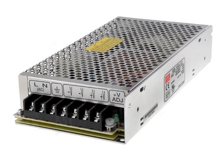 Tápegység, 12 VDC, 12.5A, Mean Well RS-150-12